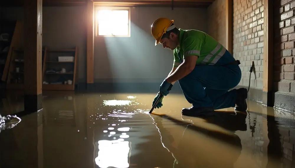 Professional water damage restoration services in Colcord, OK